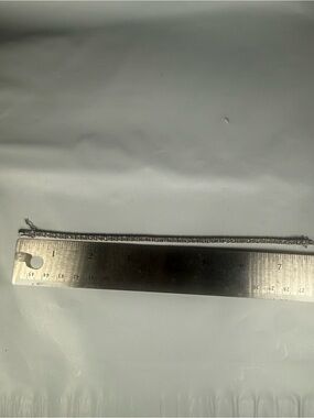 Delicate Silver Crystal Tennis Bracelet